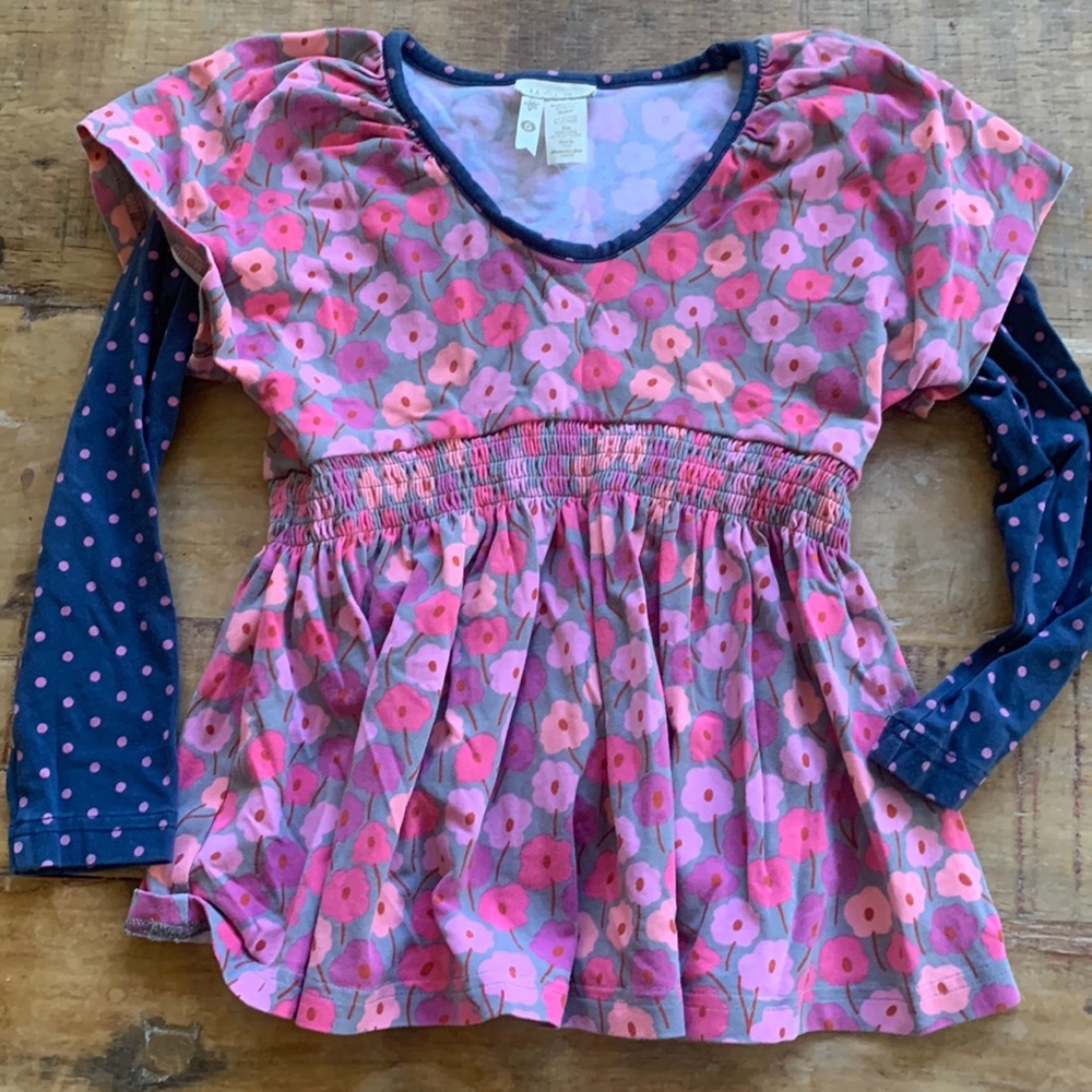 Matilda Jane flowers and polka dot long sleeve.